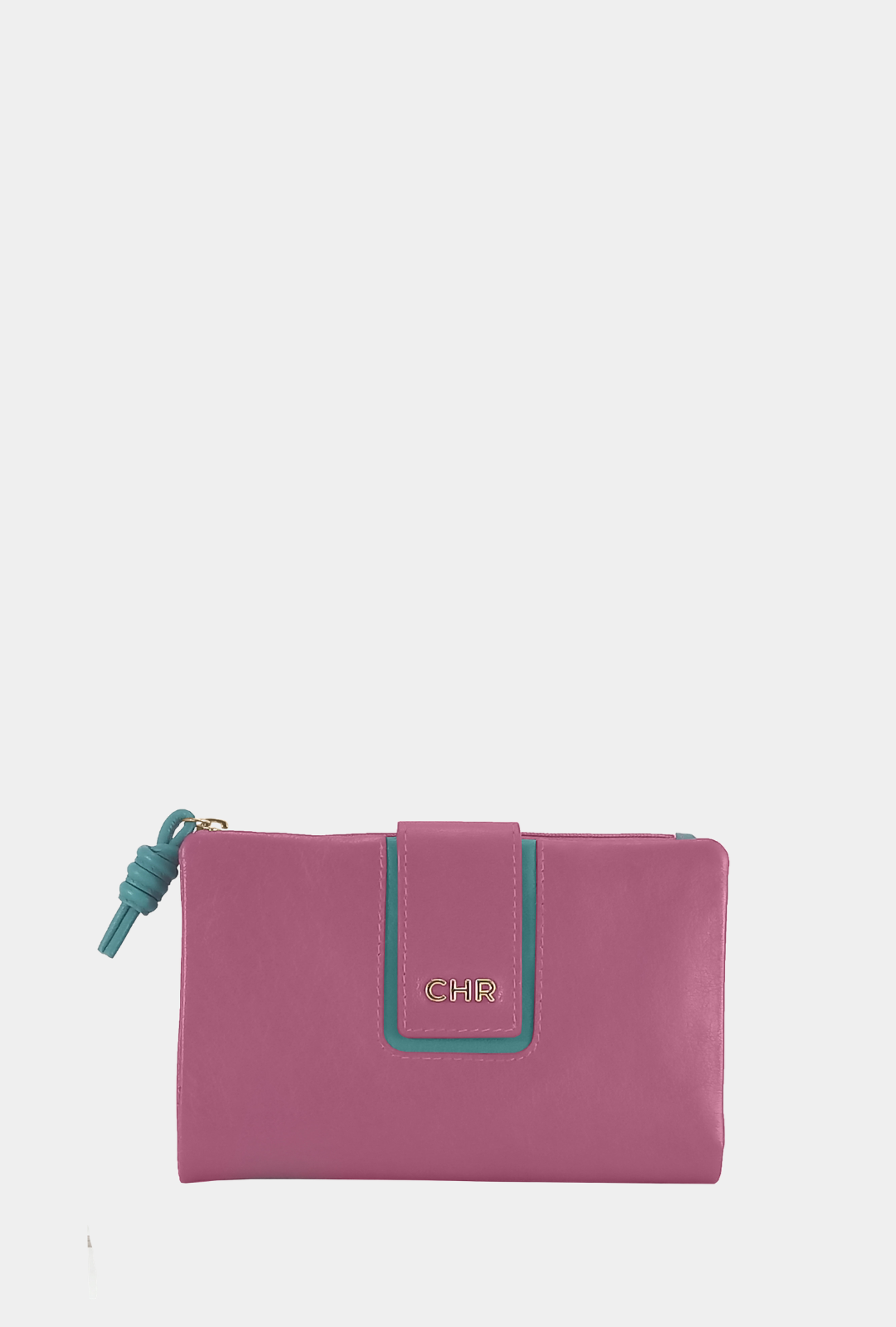 Cacharel Billetero Piel Mediano 14 cm - Natura Fucsia