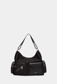 Abbacino Bolso De Hombro En Tejido Negro