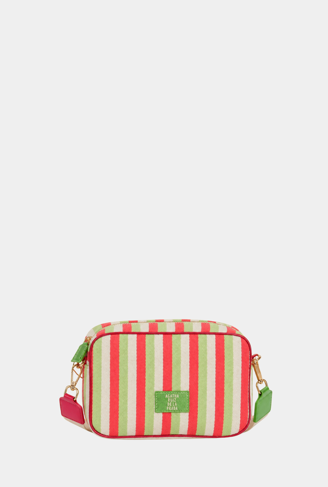 Agatha Ruiz De La Prada Bolso Bandolera Lona Líneas