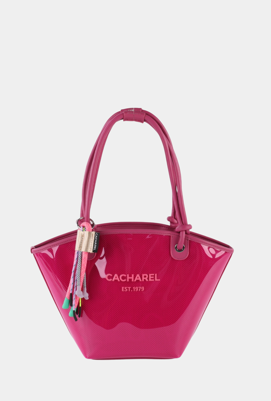 Cacharel Tote Vinilo Magenta