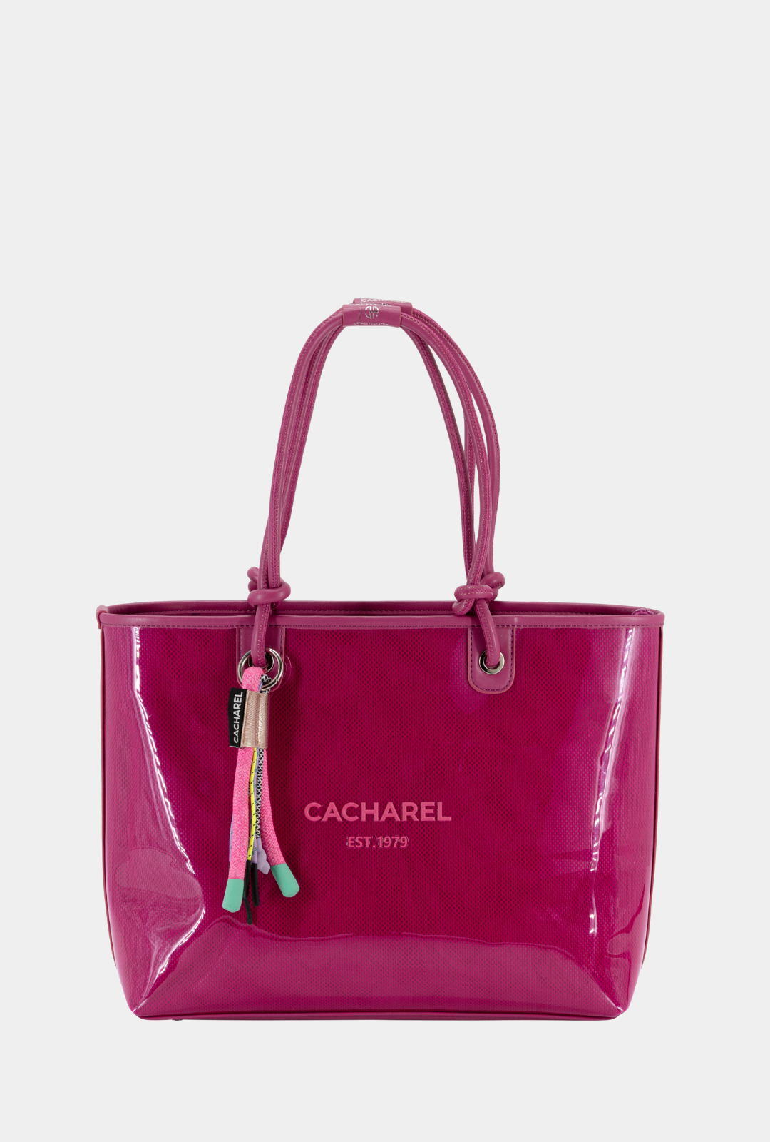 Cacharel Shopper Vinilo Magenta