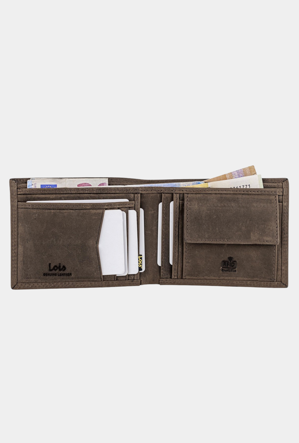 Lois Cartera Piel De Hombre Con Monedero 9cm - Dubbo