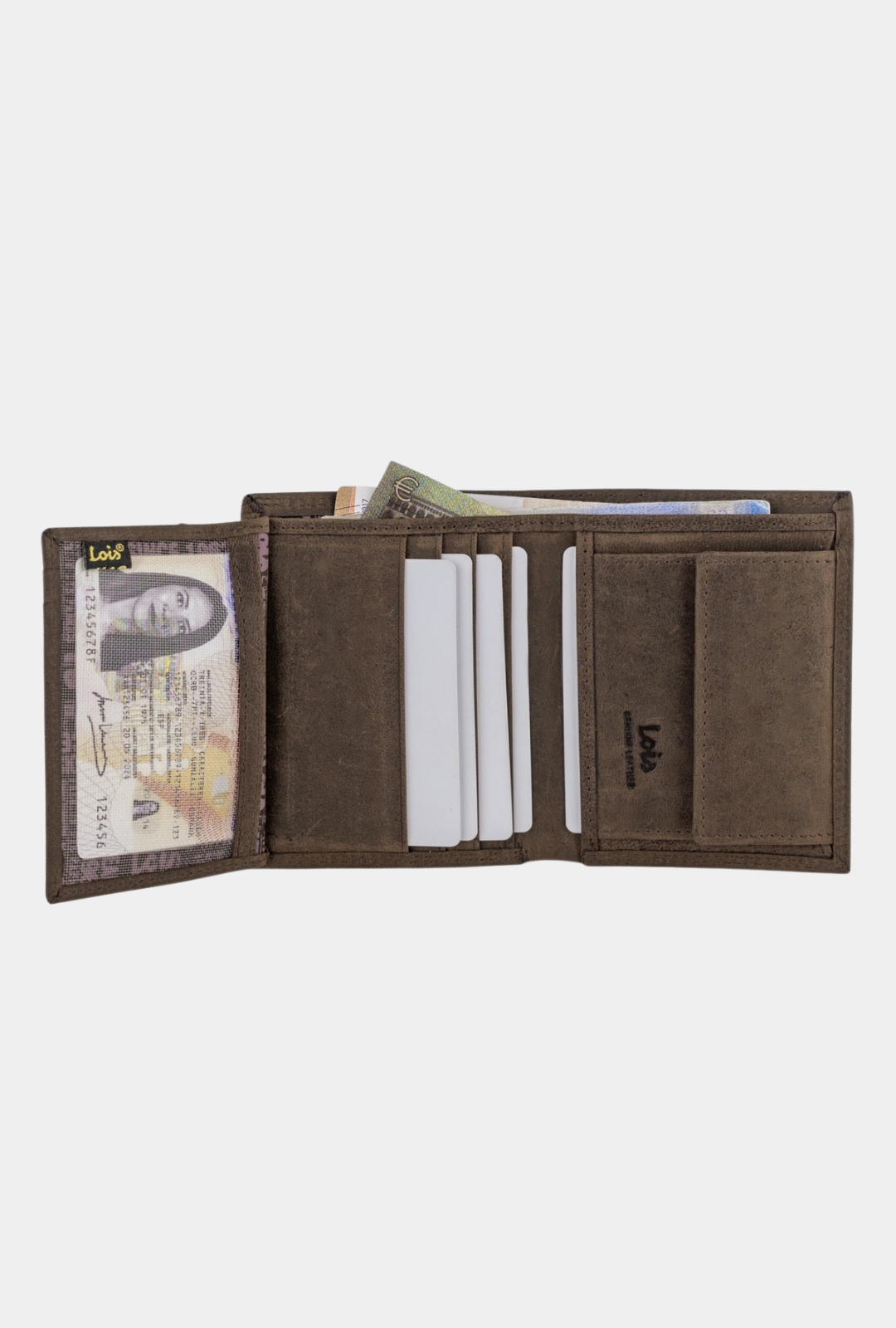 Lois Cartera Piel De Hombre Con Monedero 11cm  - Dubbo