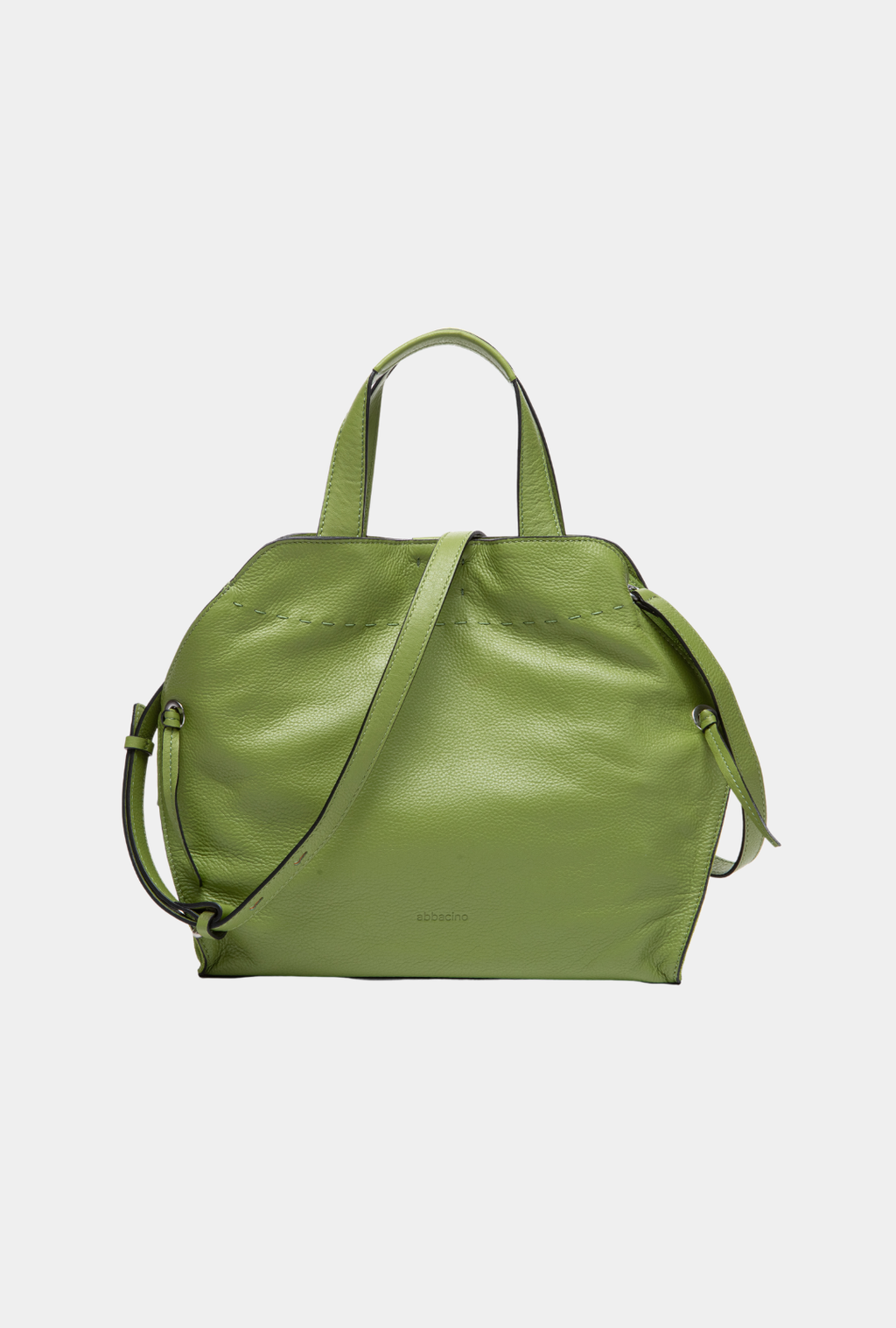 Abbacino Bolso De Mano En Piel Verde
