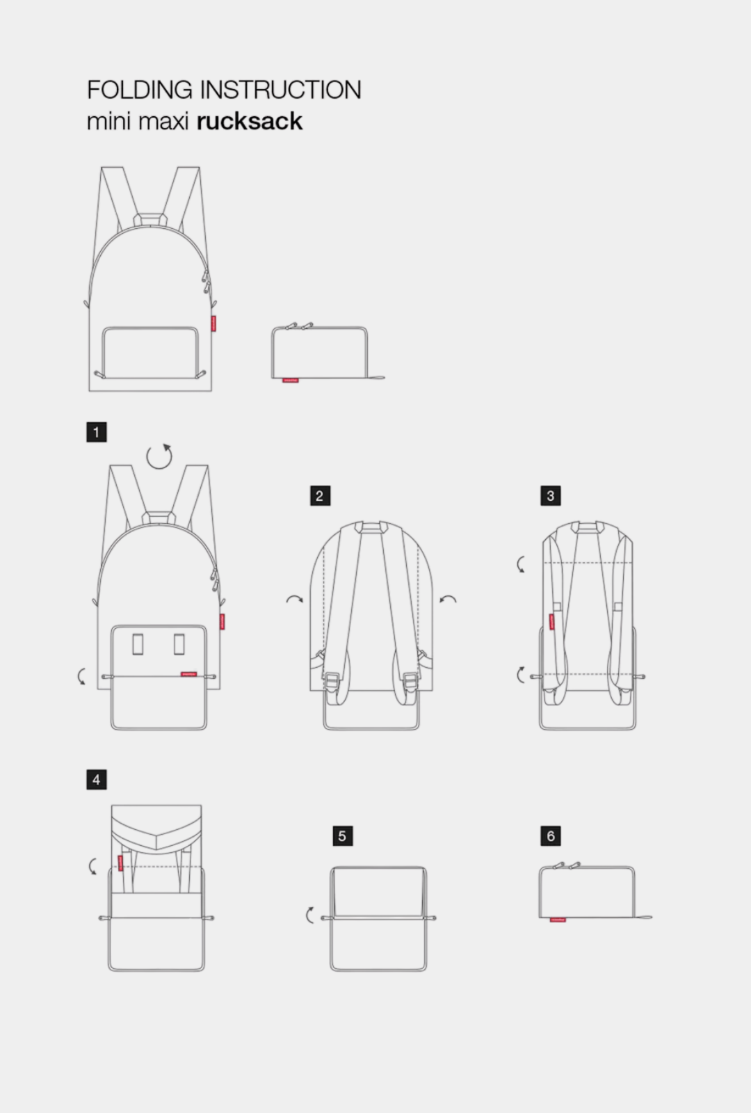 Reisenthel Mochila Plegable Mini Maxi