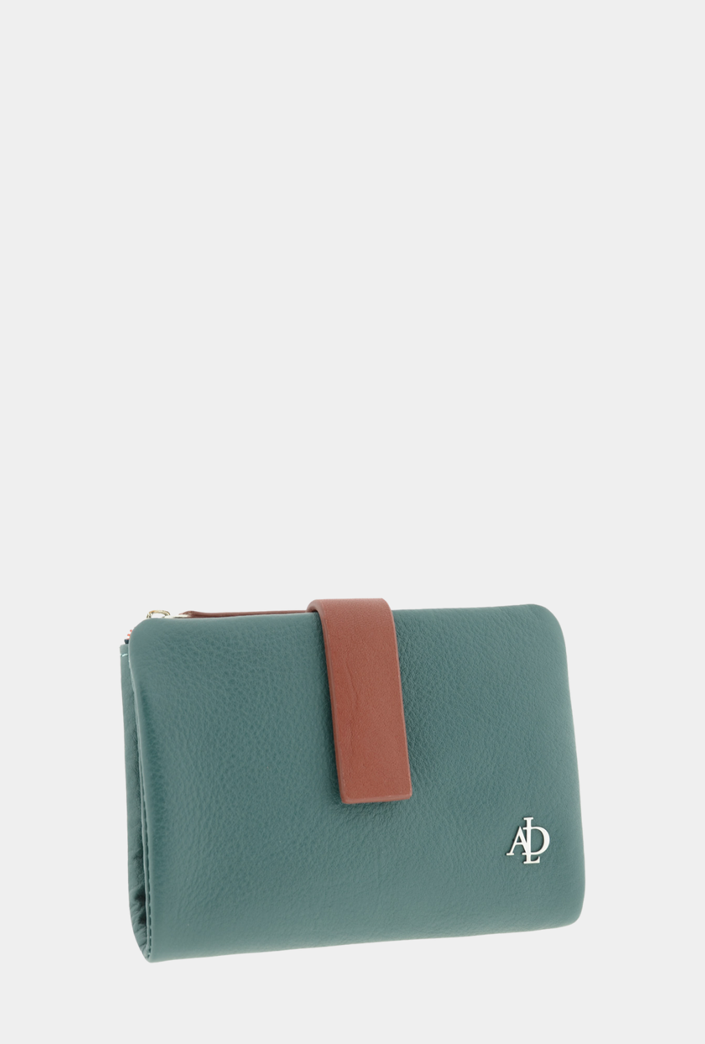 Adapell Cartera Piel RFID 12cm - Brisa Ocean Teal