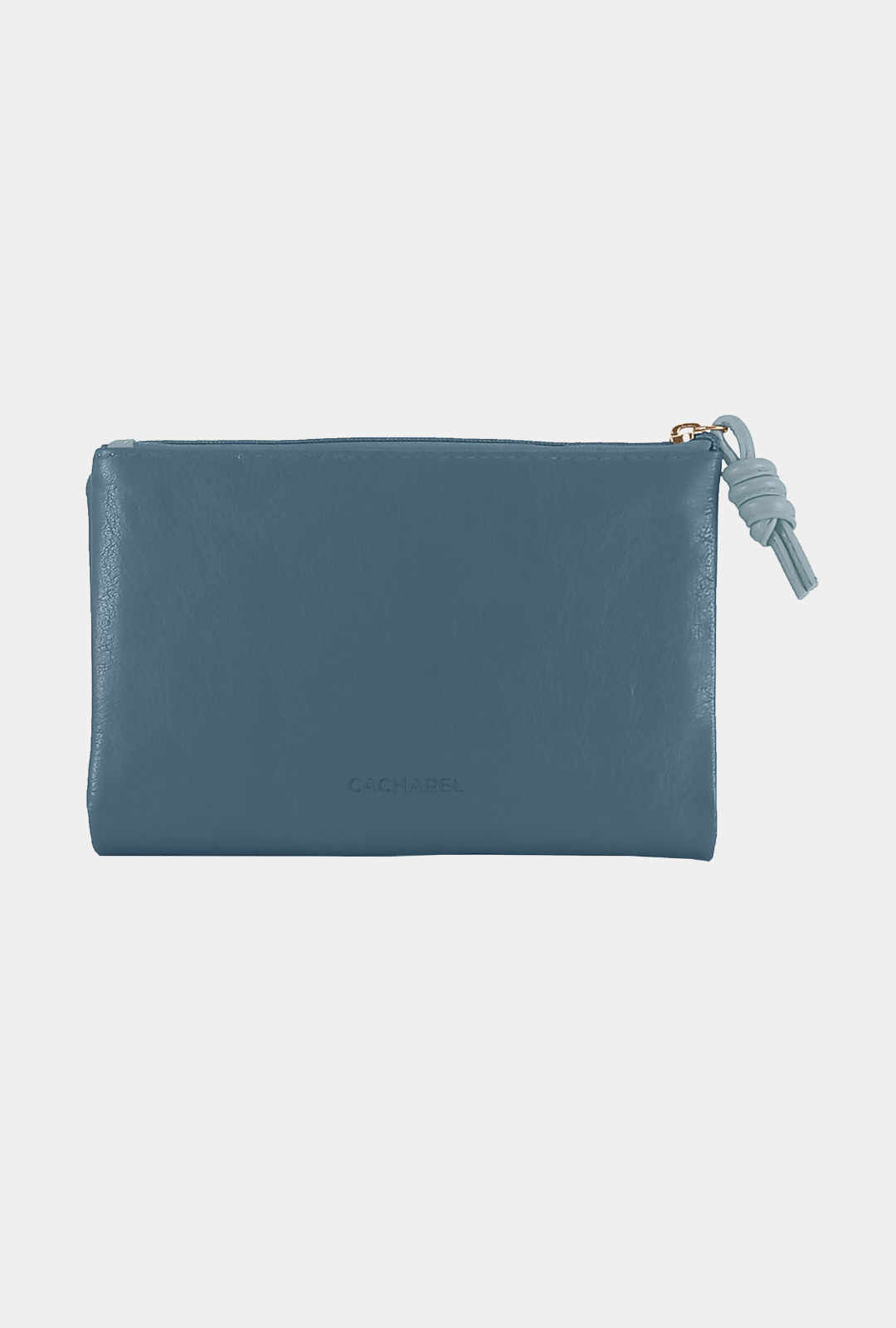 Cacharel Billetero Piel Mediano 14 cm - Natura Azul