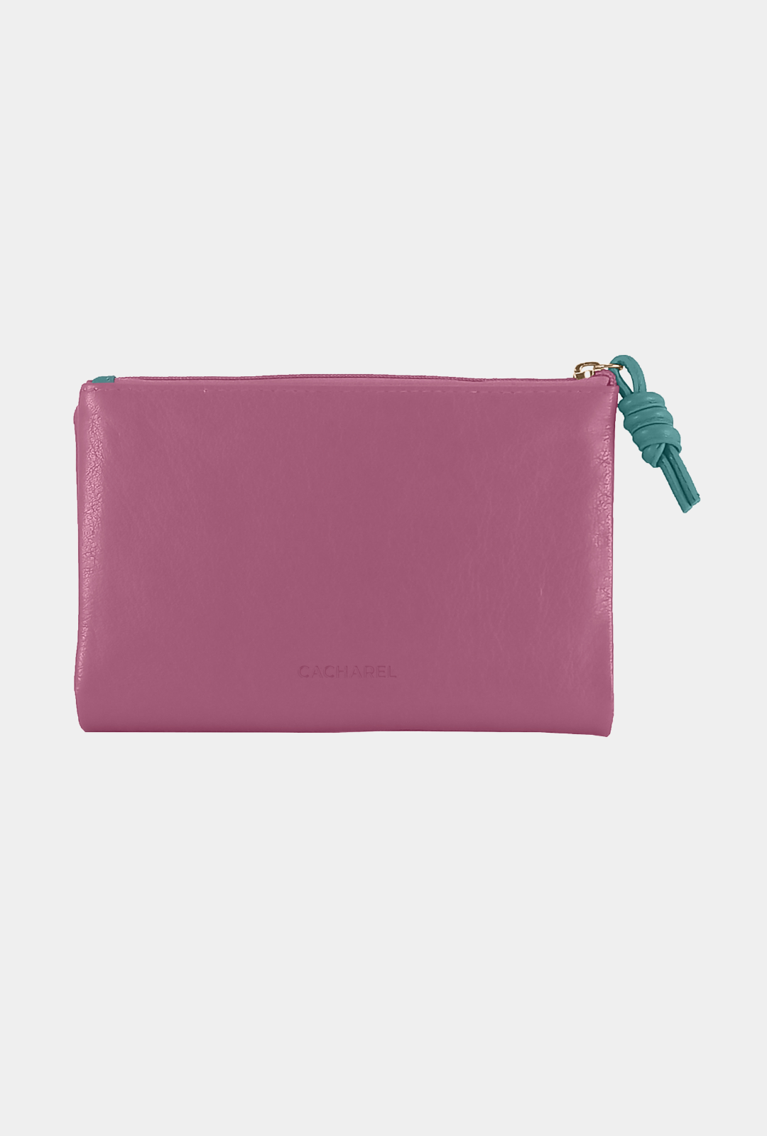 Cacharel Billetero Piel Mediano 14 cm - Natura Fucsia