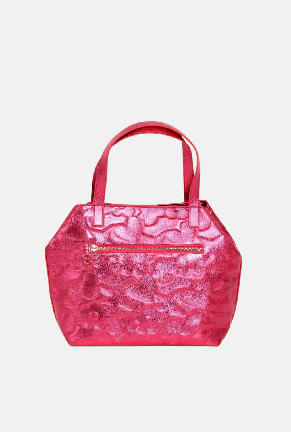 Agatha Ruiz De La Prada Tote Grabado Iconos Fucsia