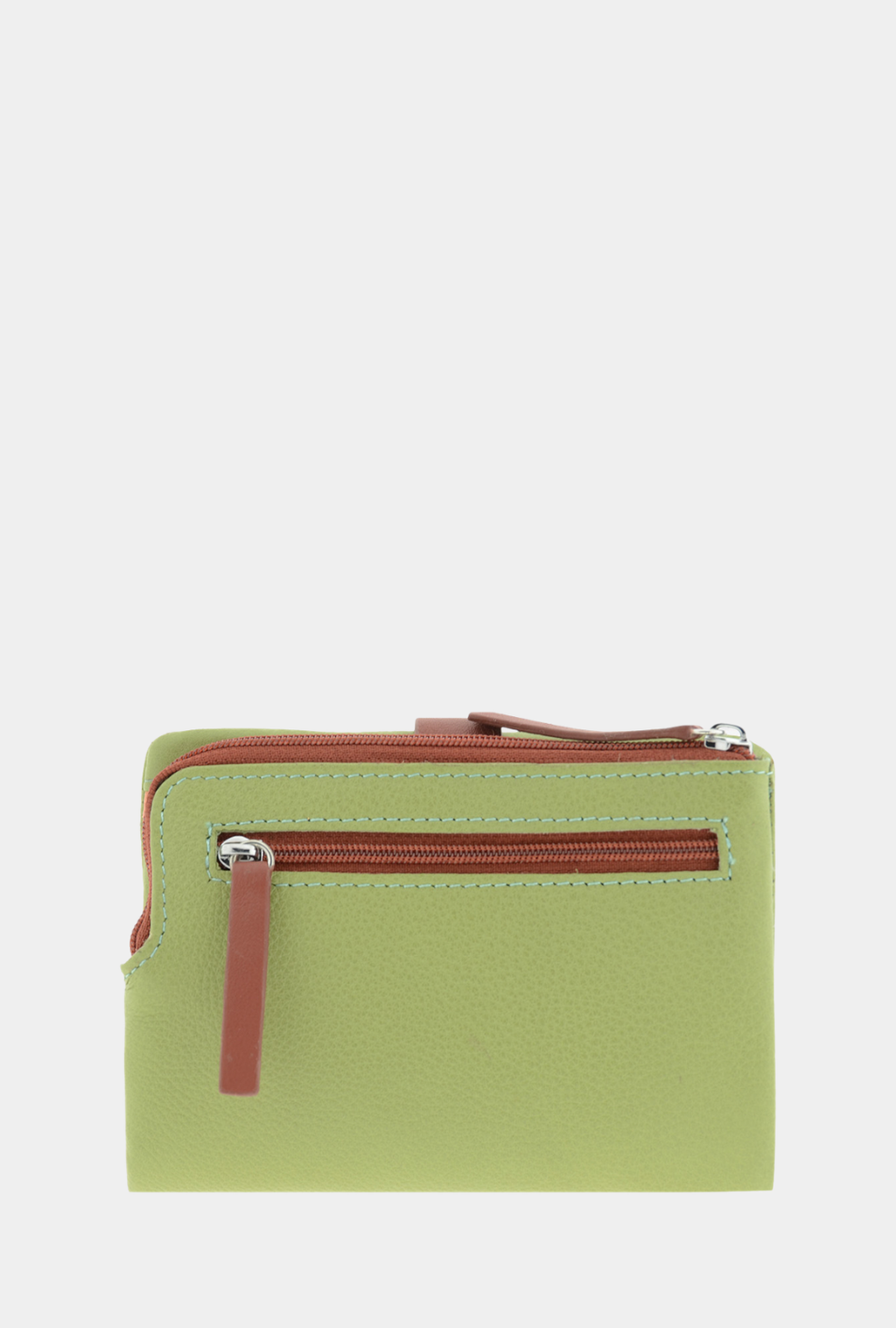 Adapell Cartera Piel RFID 14cm - Brisa Verde Sage