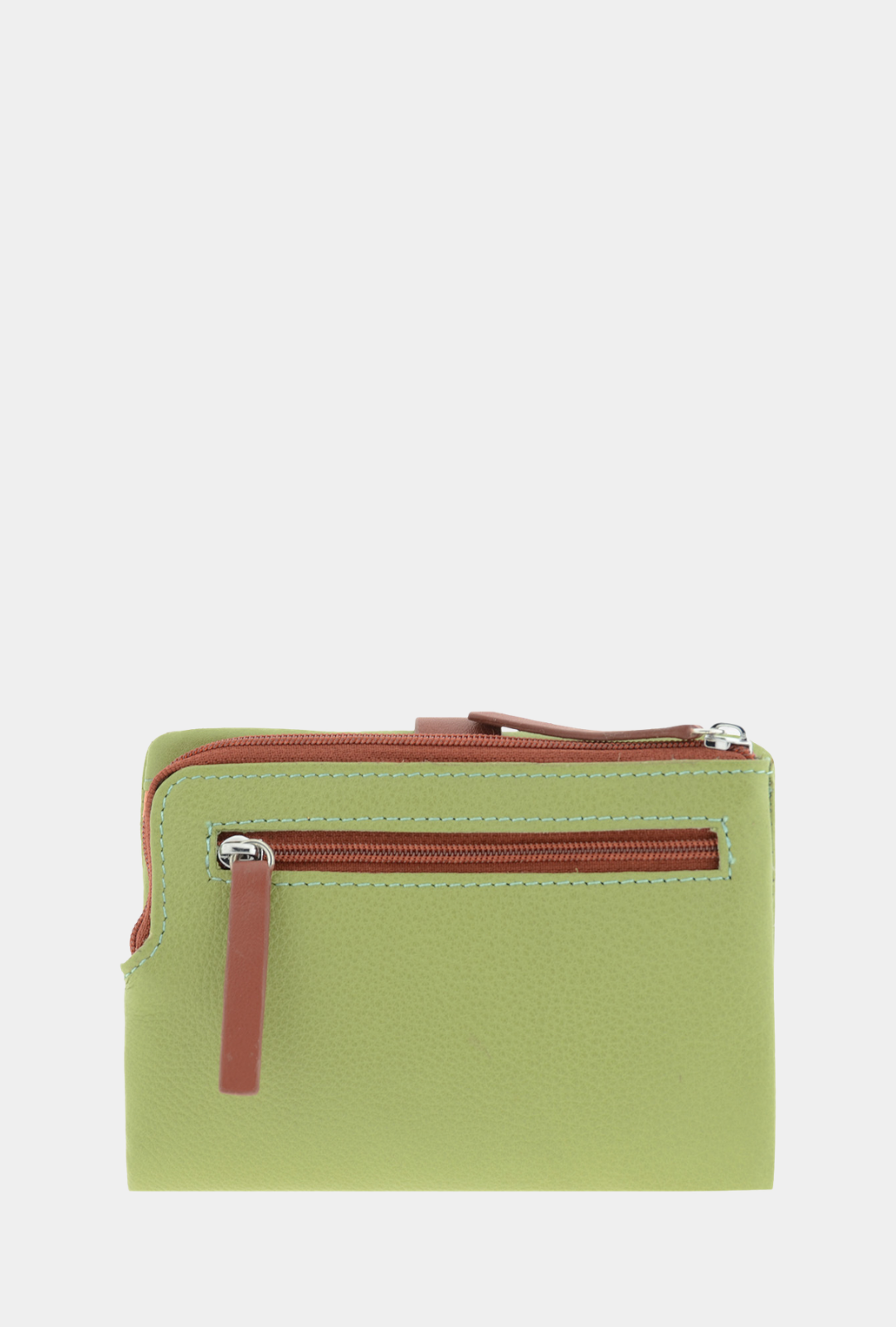 Adapell Cartera Piel RFID 14cm - Brisa Verde Sage