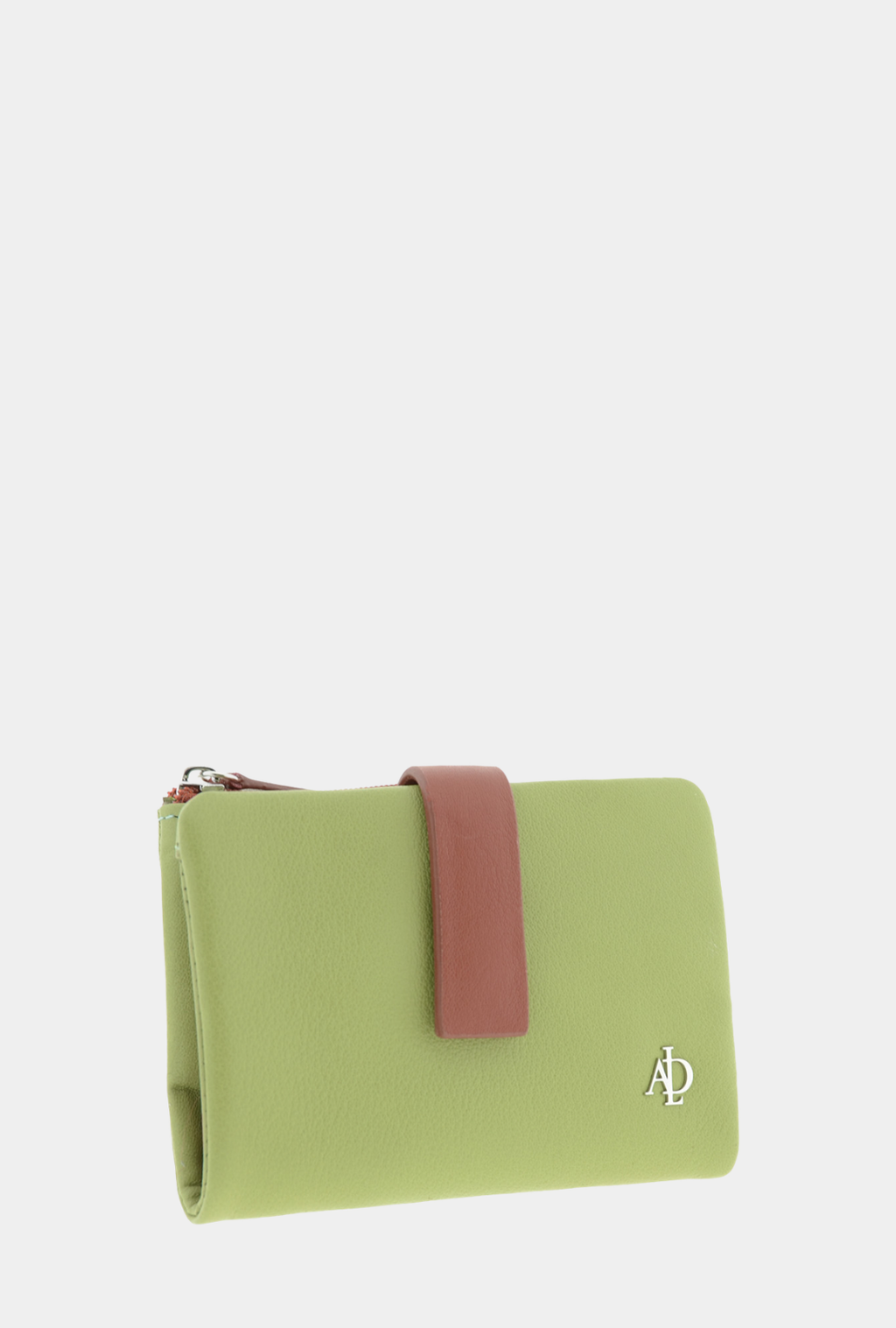 Adapell Cartera Piel RFID 12cm - Brisa Verde Sage