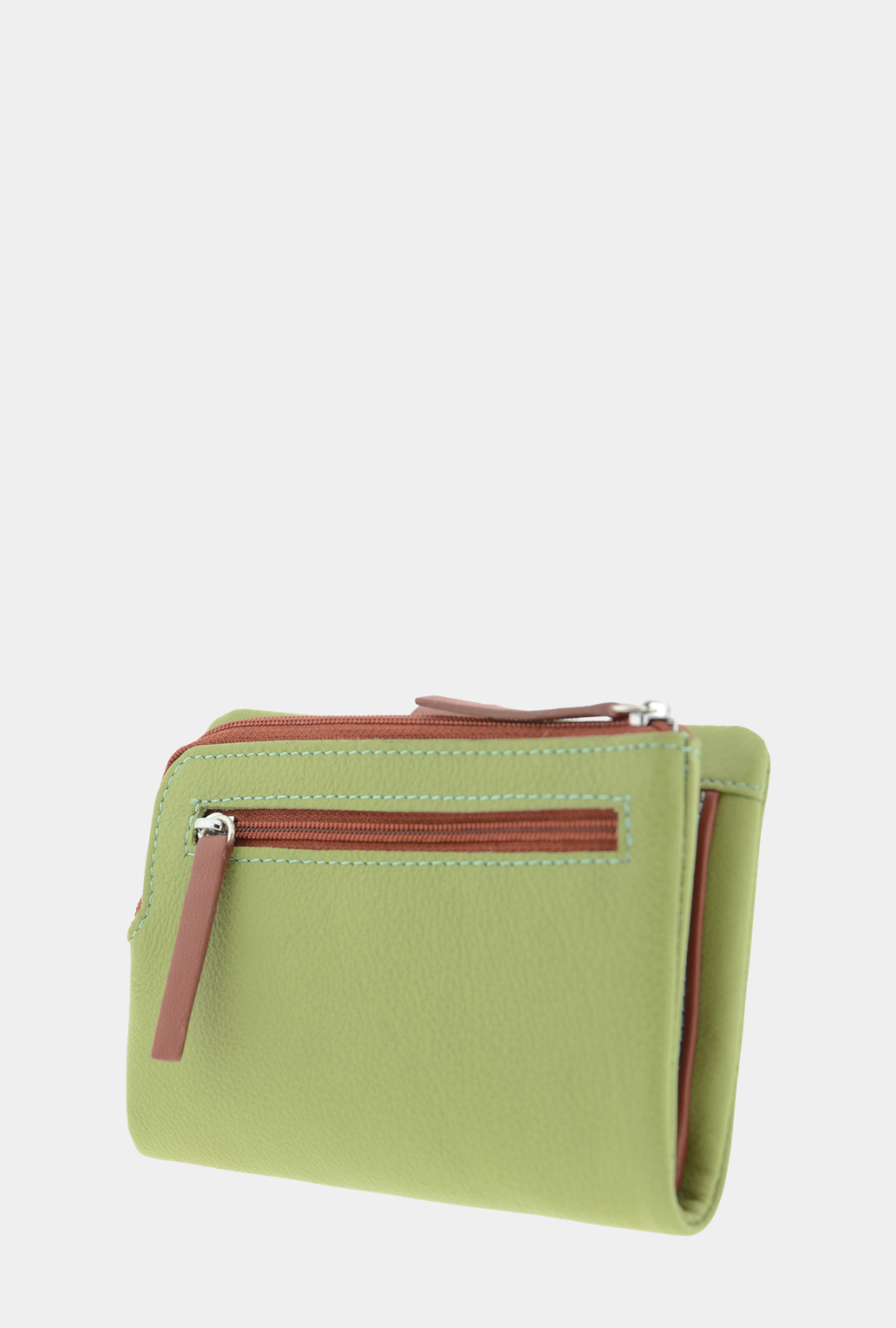 Adapell Cartera Piel RFID 14cm - Brisa Verde Sage