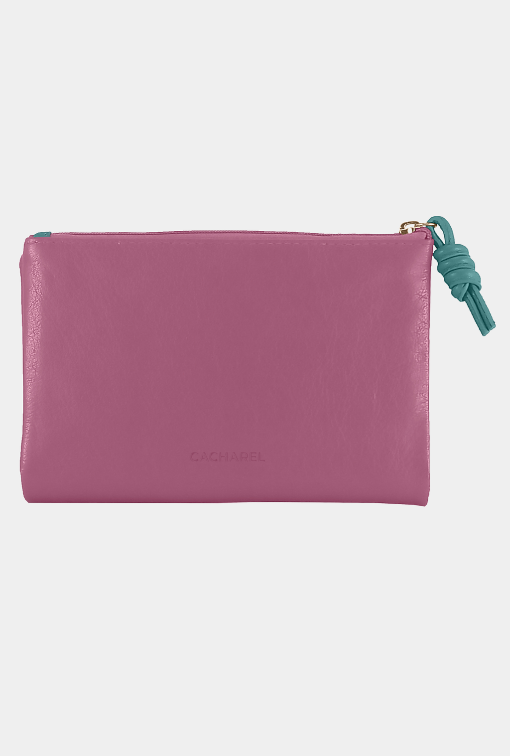 Cacharel Billetero Piel Grande 18 cm - Natura Fucsia