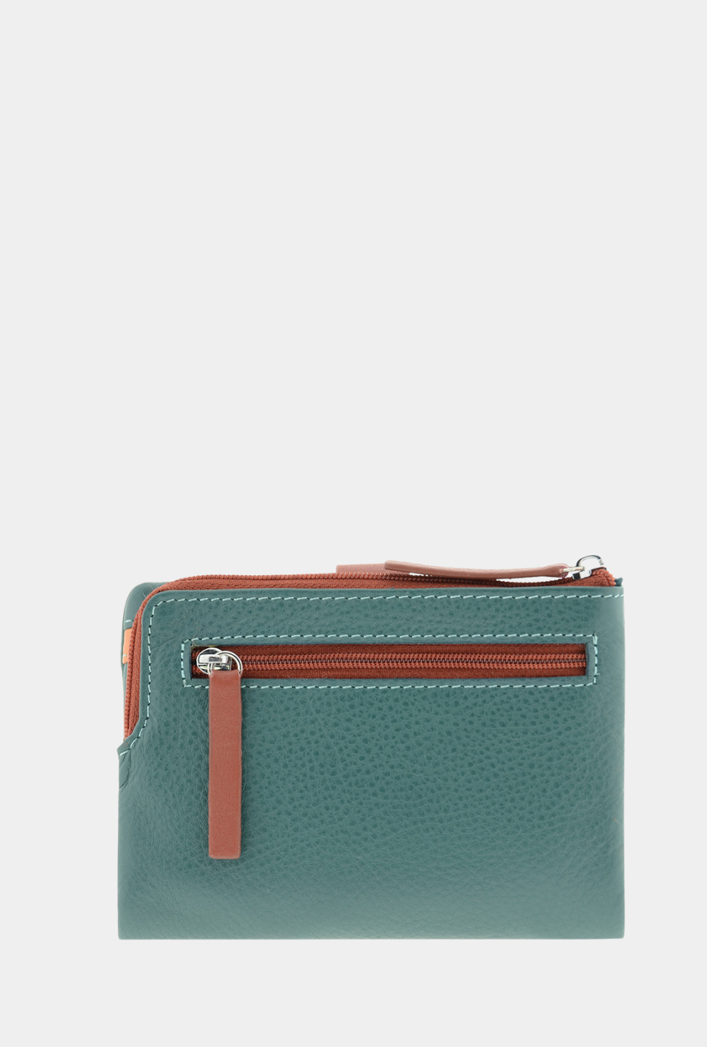 Adapell Cartera Piel RFID 14cm - Brisa Ocean Teal