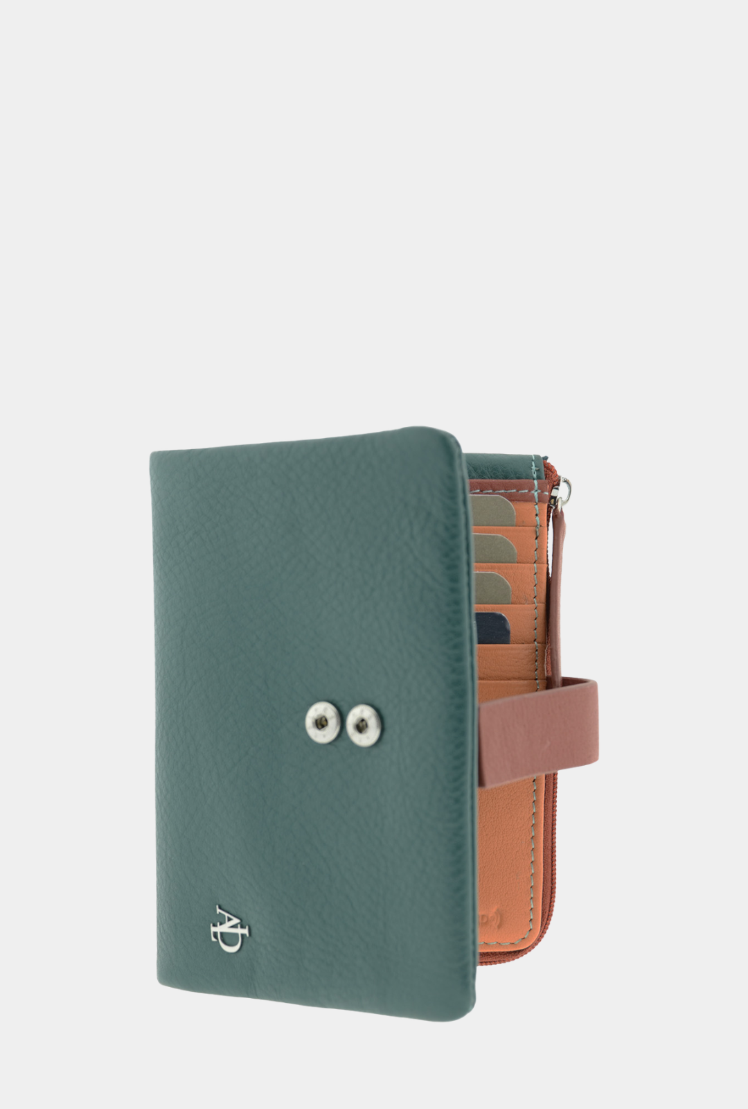 Adapell Cartera Piel RFID 14cm - Brisa Ocean Teal