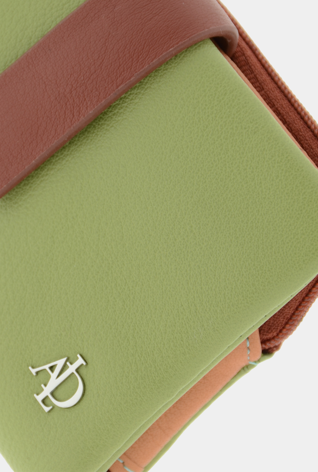Adapell Cartera Piel RFID 12cm - Brisa Verde Sage