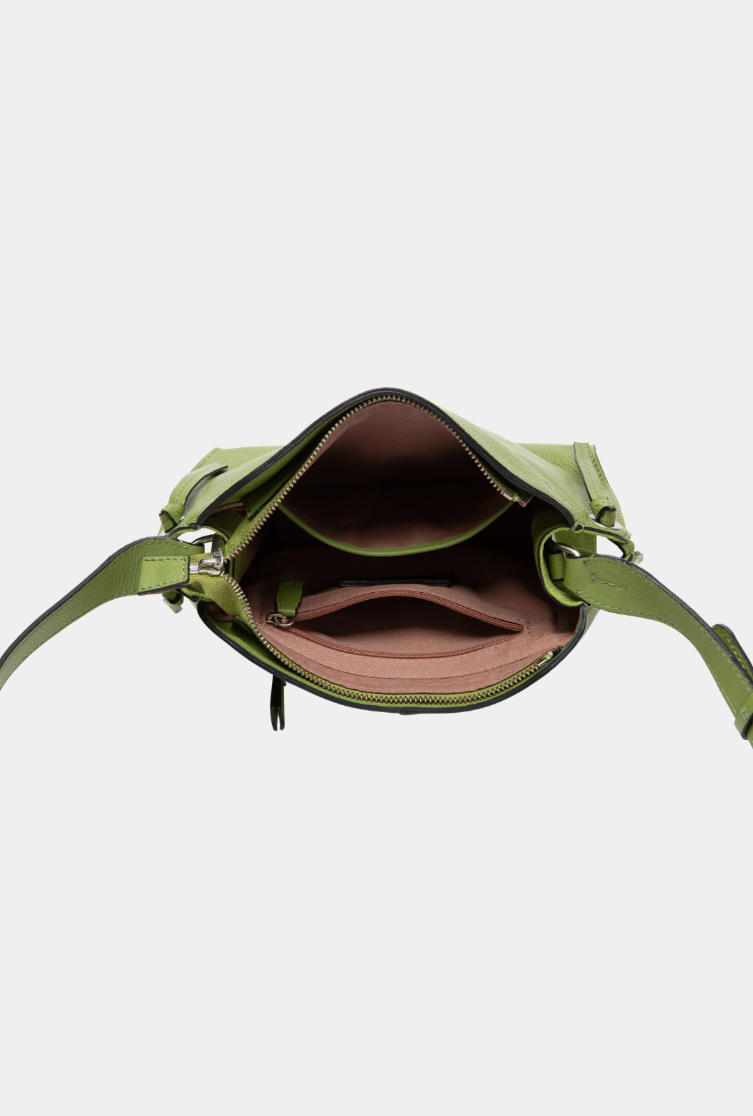 Abbacino Bandolera En Piel Verde