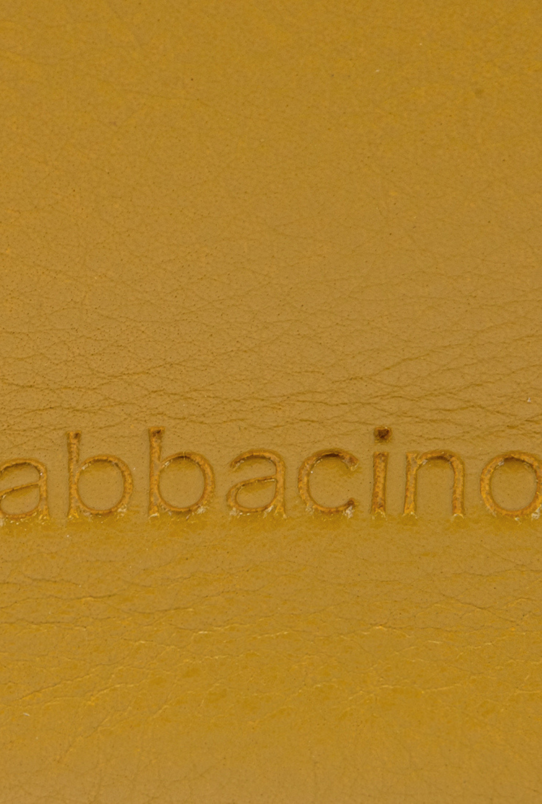 Abbacino Bandolera En Piel Y Serraje Amarilla
