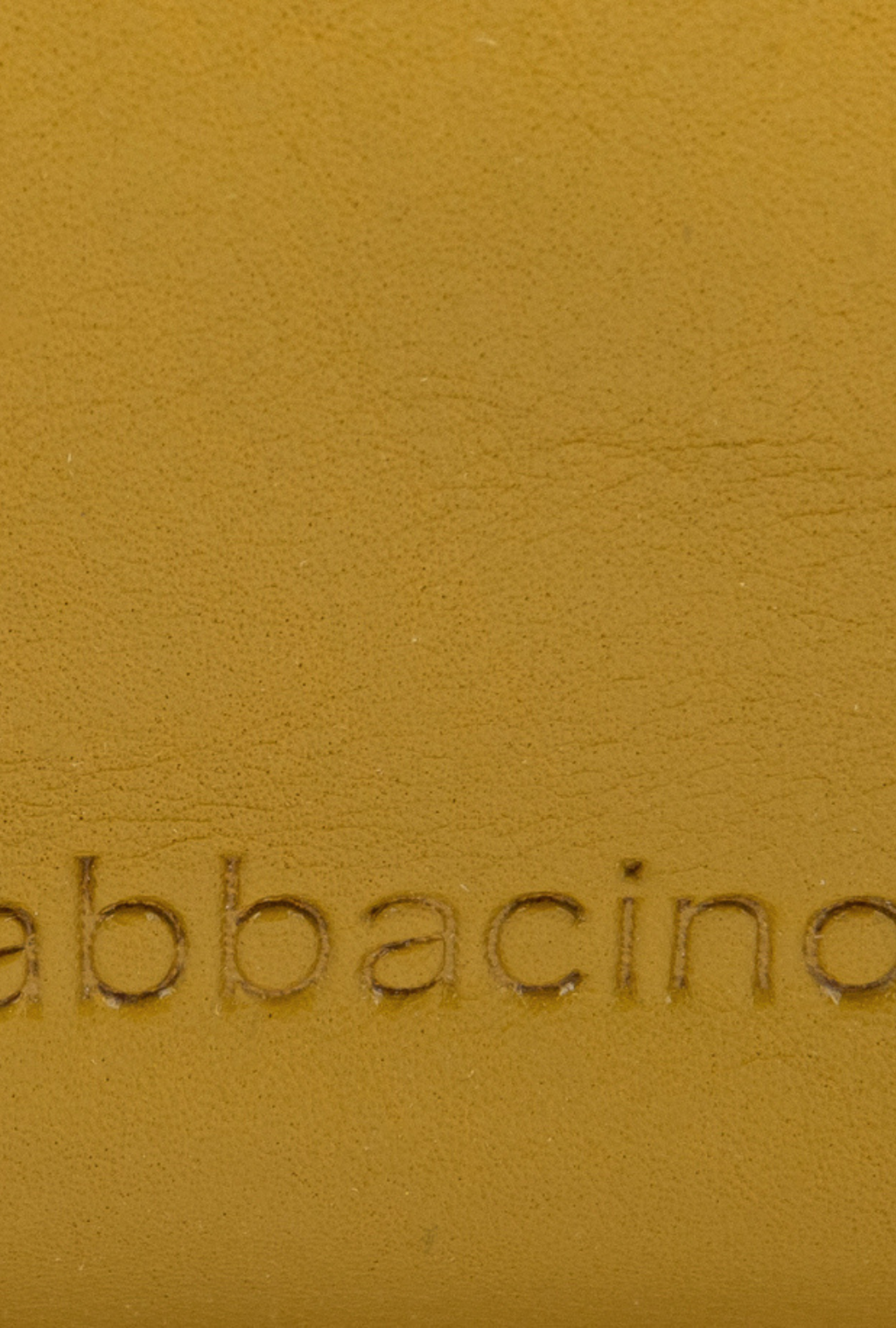 Abbacino Bolso De Hombro En Piel Y Serraje Amarillo