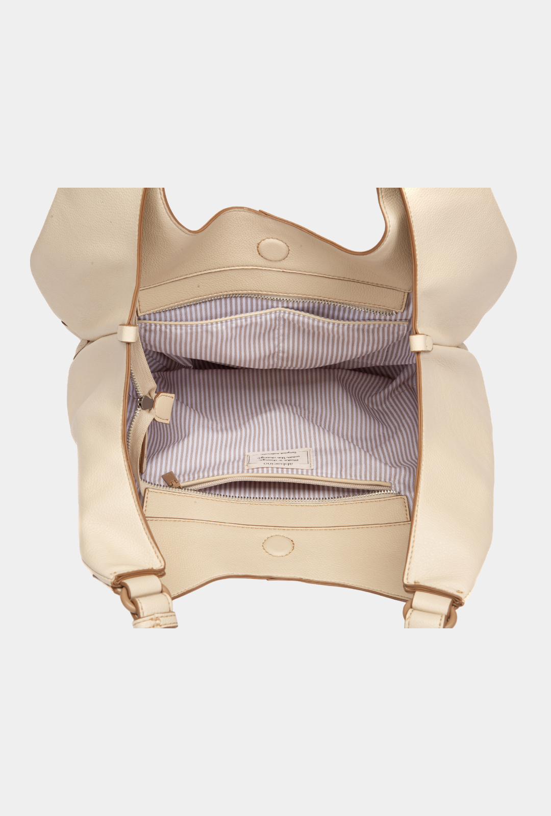 Abbacino Bolso De Hombro Grande Beige