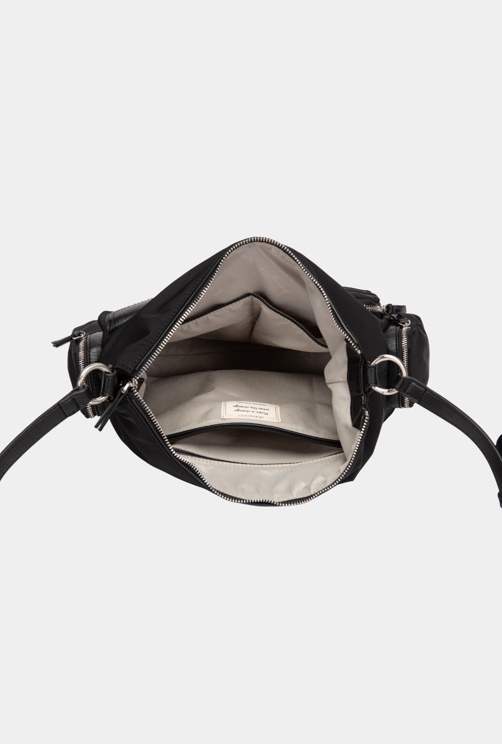 Abbacino Bolso De Hombro En Tejido Negro