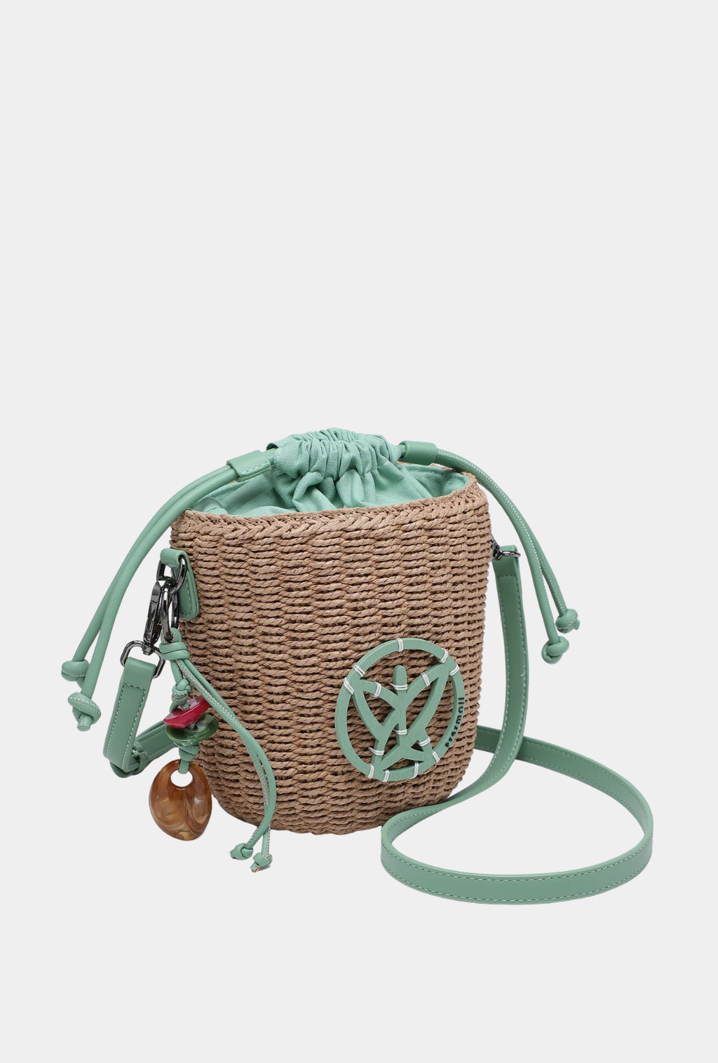 Pepe Moll Bandolera Natural Alaska Aqua