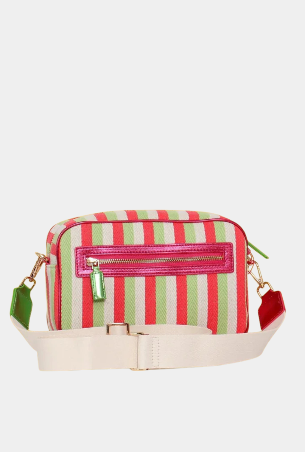Agatha Ruiz De La Prada Bolso Bandolera Lona Líneas