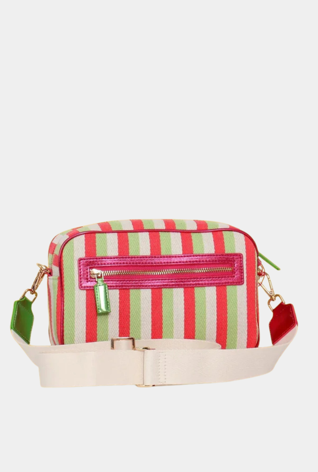 Agatha Ruiz De La Prada Bolso Bandolera Lona Líneas