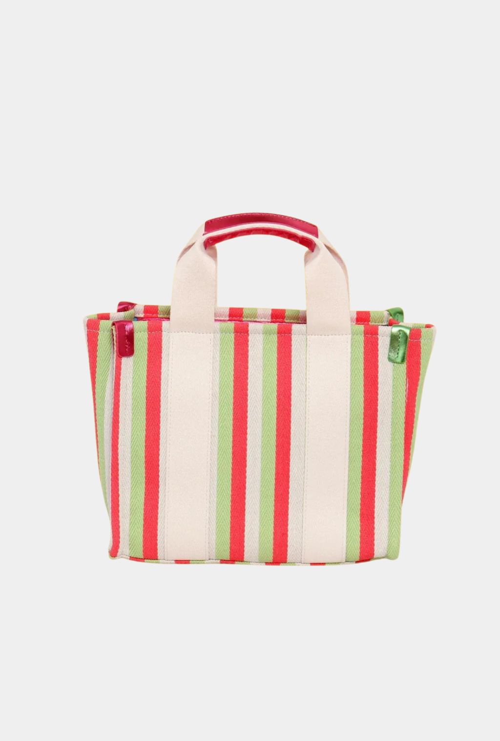 Agatha Ruiz De La Prada Bolso De Mano Con Bandolera Lona Líneas