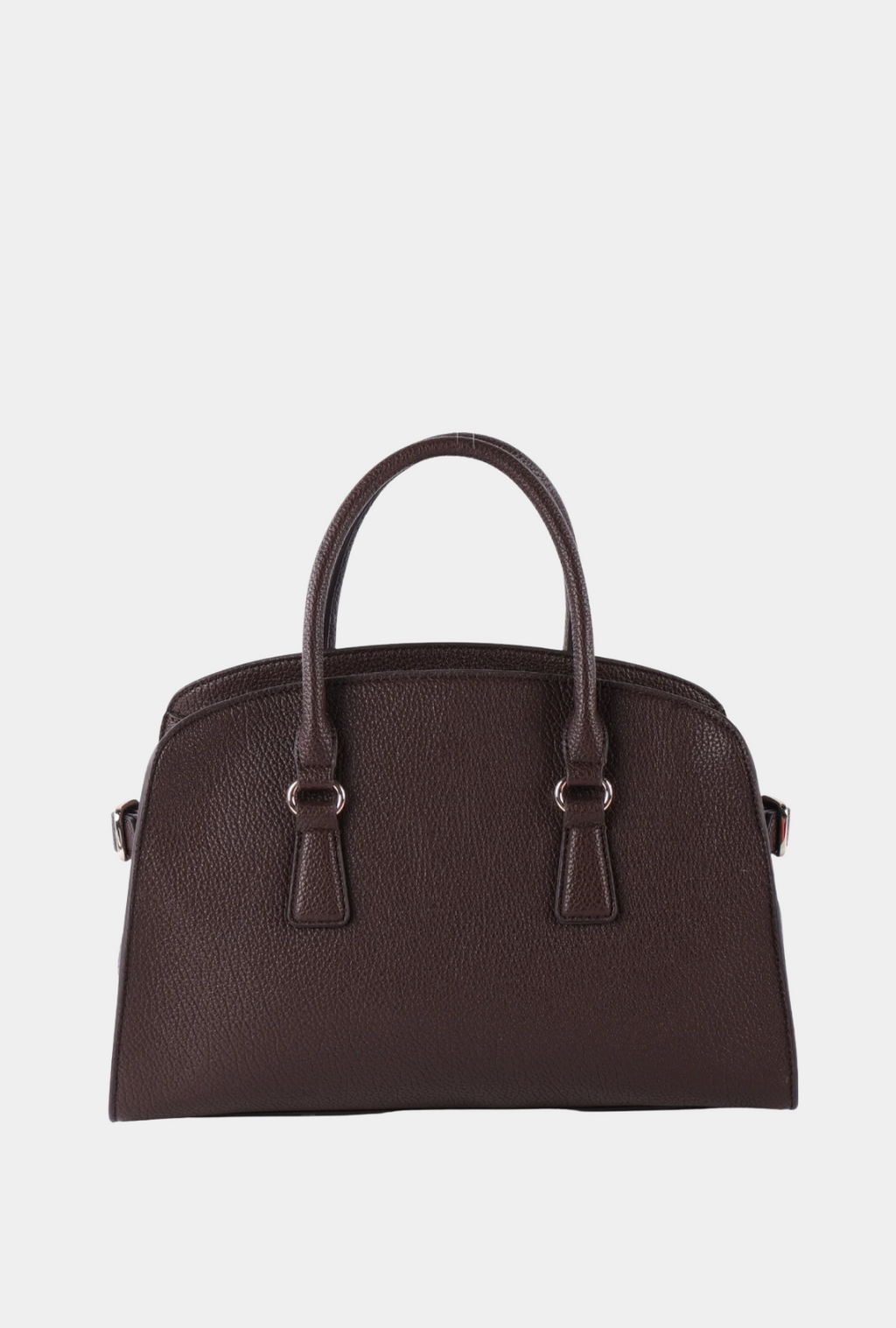 Parte trasera del bolso de mano con bandolera Cacharel color moka