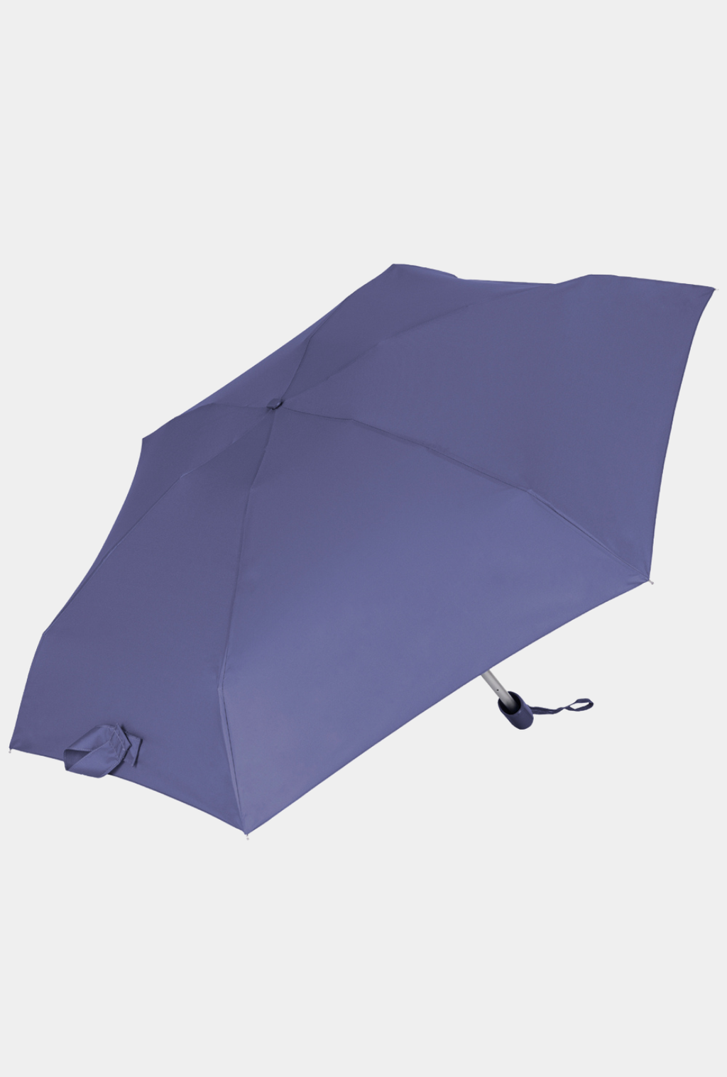 Paraguas plegable Cacharel con protección solar UPF 50+ color malva abierto