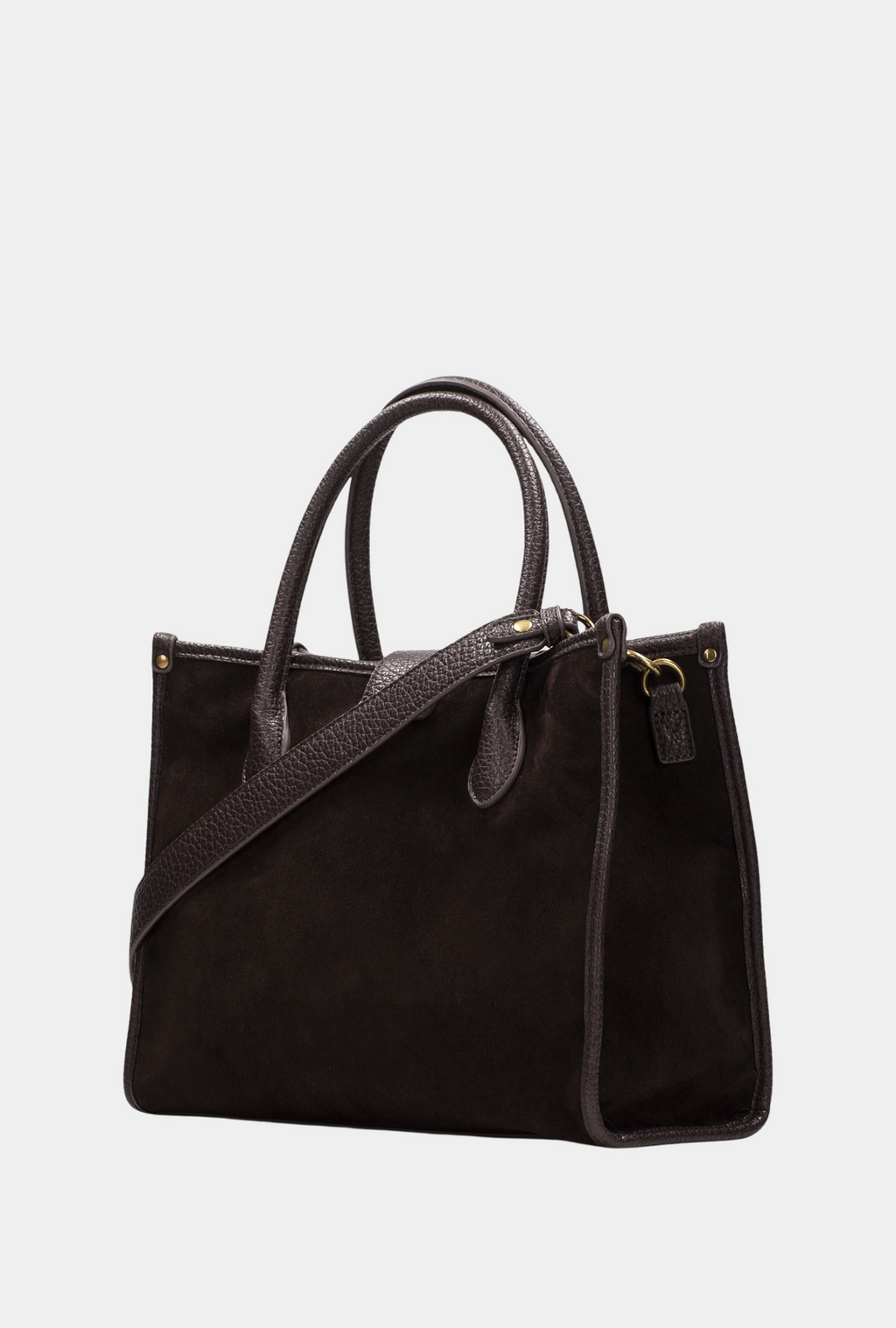 Vista trasera del Hispanitas Tote Chocolate.
