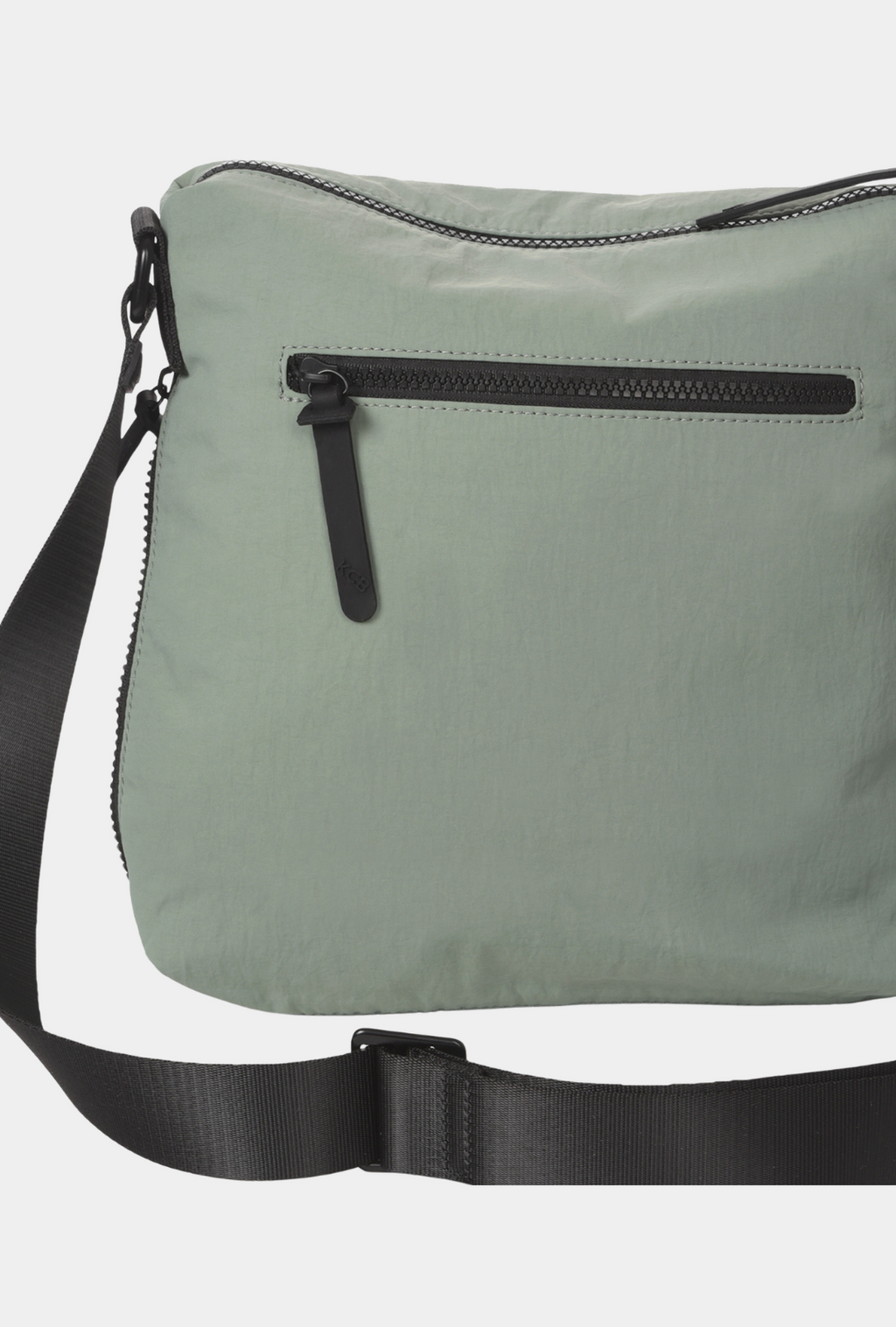 Bolso bandolera KCB Grid color agua vista trasera