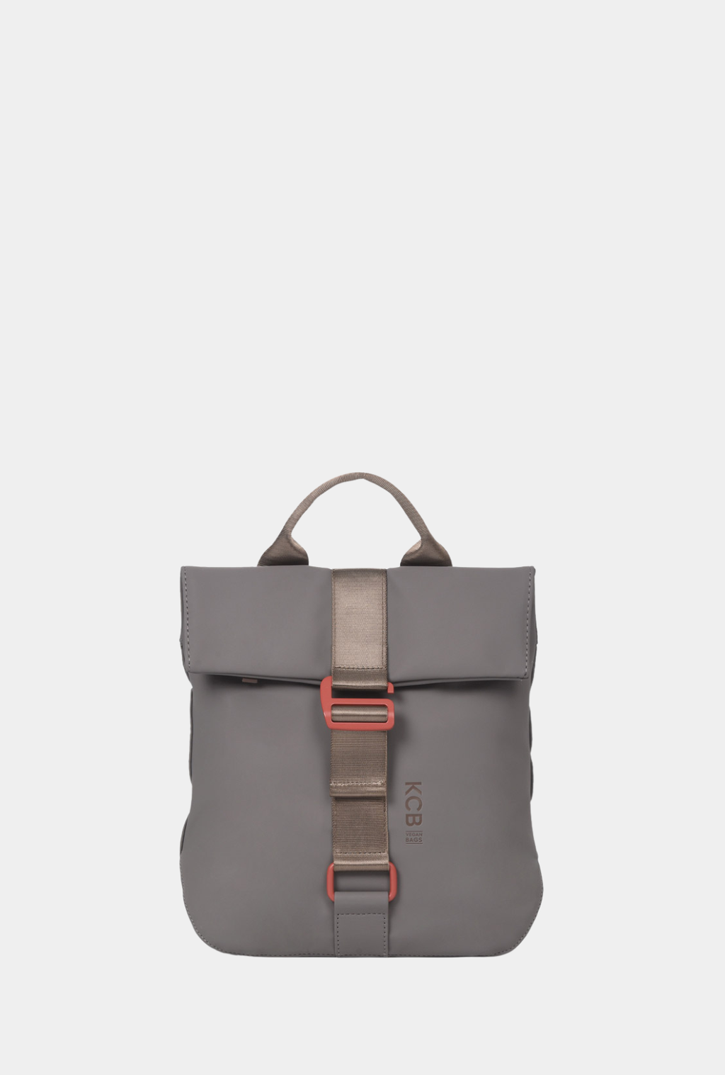 Mochila antirrobo pequeña KCB Chain color gris vista frontal