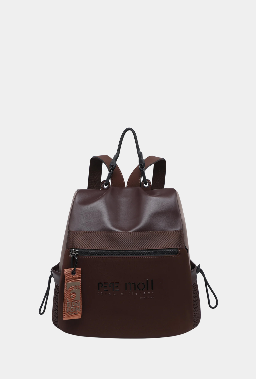 Pepe Moll Mochila Antirrobo Hester Marrón vista frontal